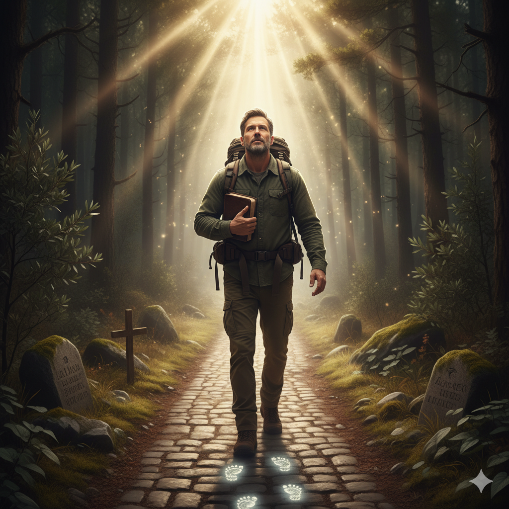 sunset stamped with godliness