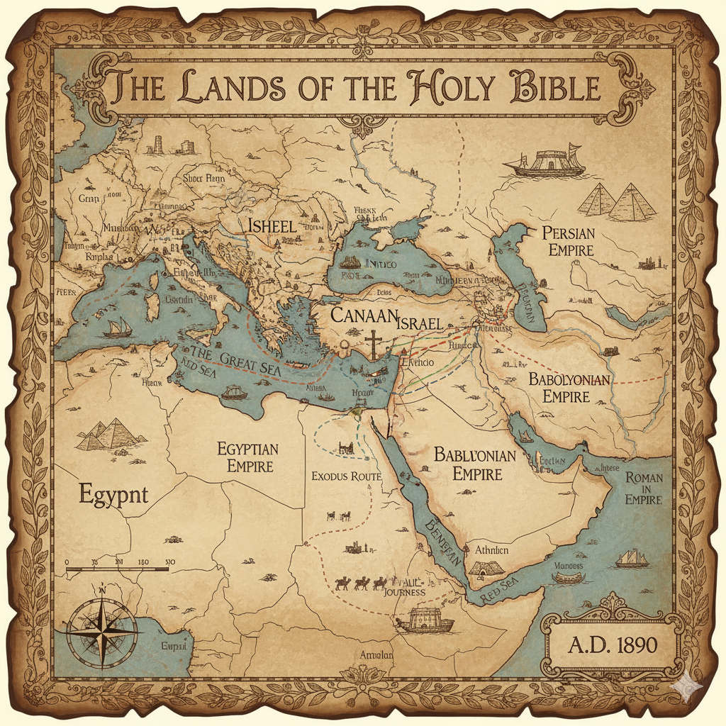 Map of the Holy Land