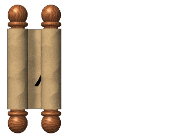 animated scroll showing which book you are liestening to