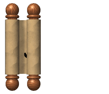 animated scroll showing which book you are liestening to