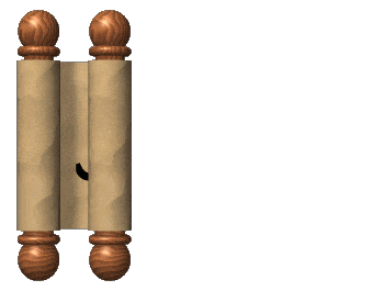 animated scroll showing which book you are liestening to